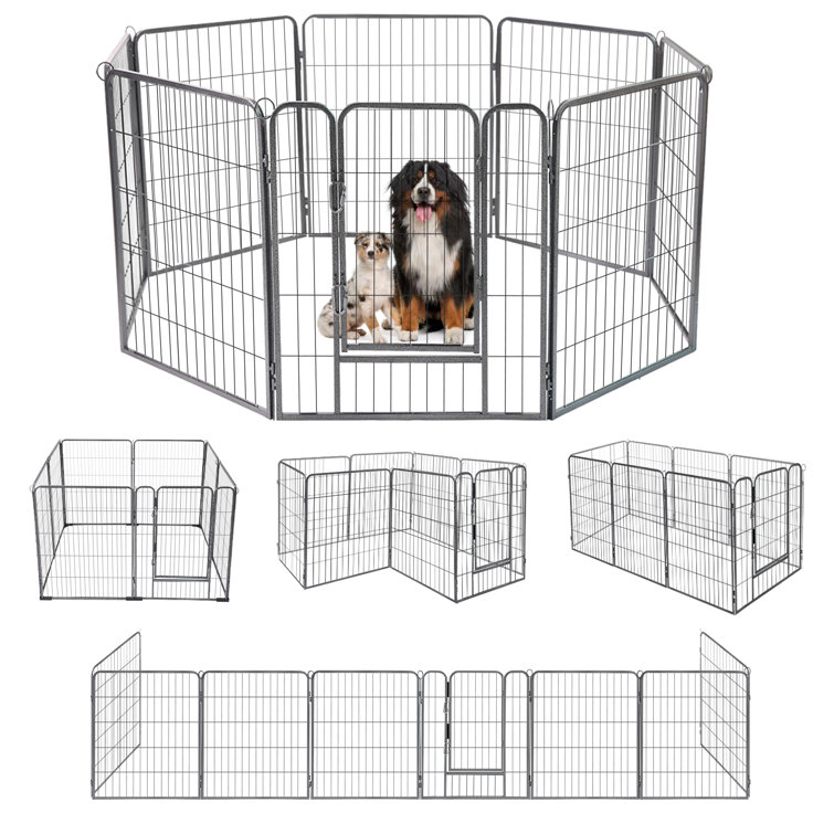 Aivituvin Metal Pet Pen Wayfair